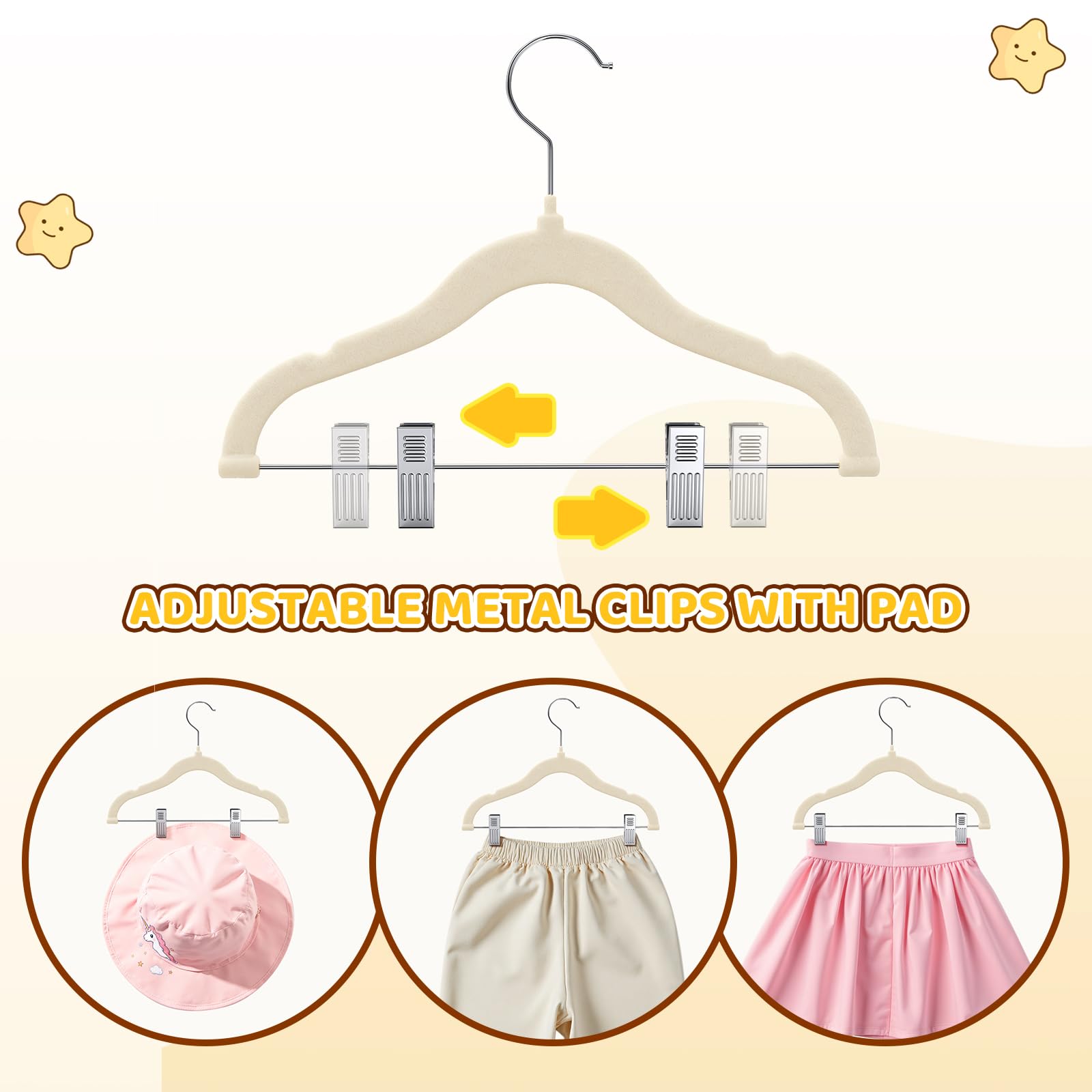 Flottian adjustable clips detail holding pants crease-free