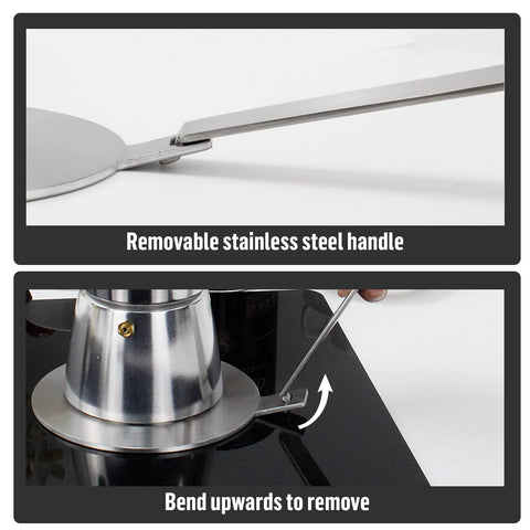 FLOVIA COOK BY NATURE plate on induction hob enabling non‑induction pan use