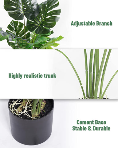FLOWORLD planted inside decorative planter for easy styling and stability