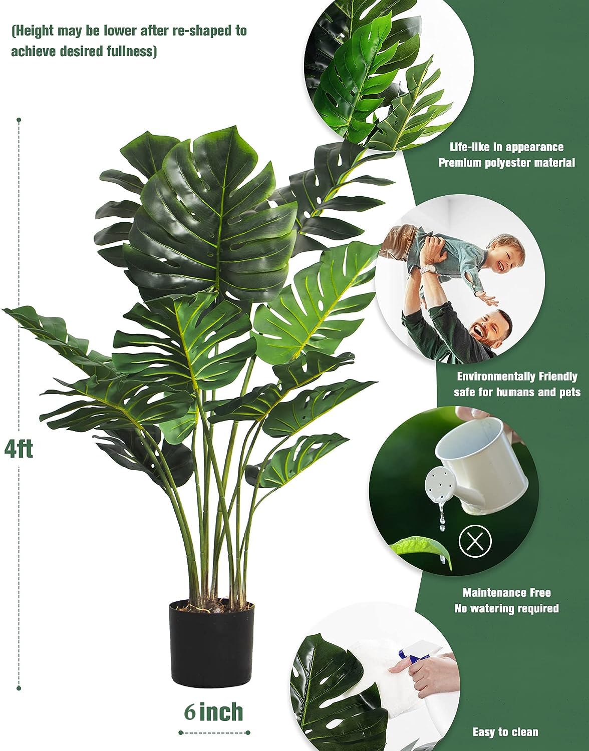 FLOWORLD trunk detail emphasizes textured stem and authentic appearance