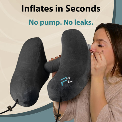 FLOWZOOM H-shape flat-back detail delivering 360-degree support and chin stability