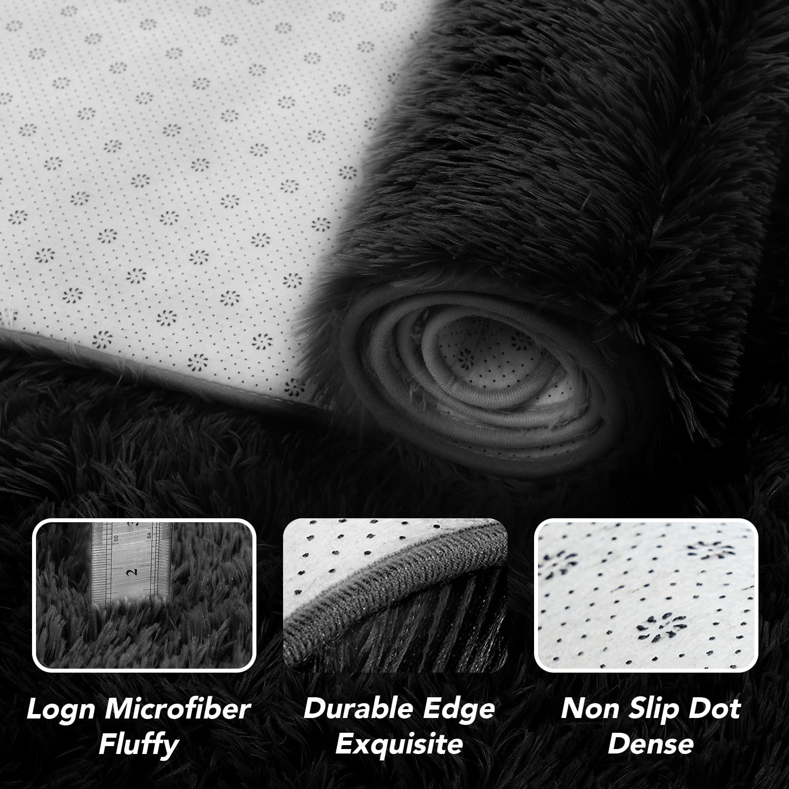 Fluffyrug used in a play scene showing comfort for kids and lounging