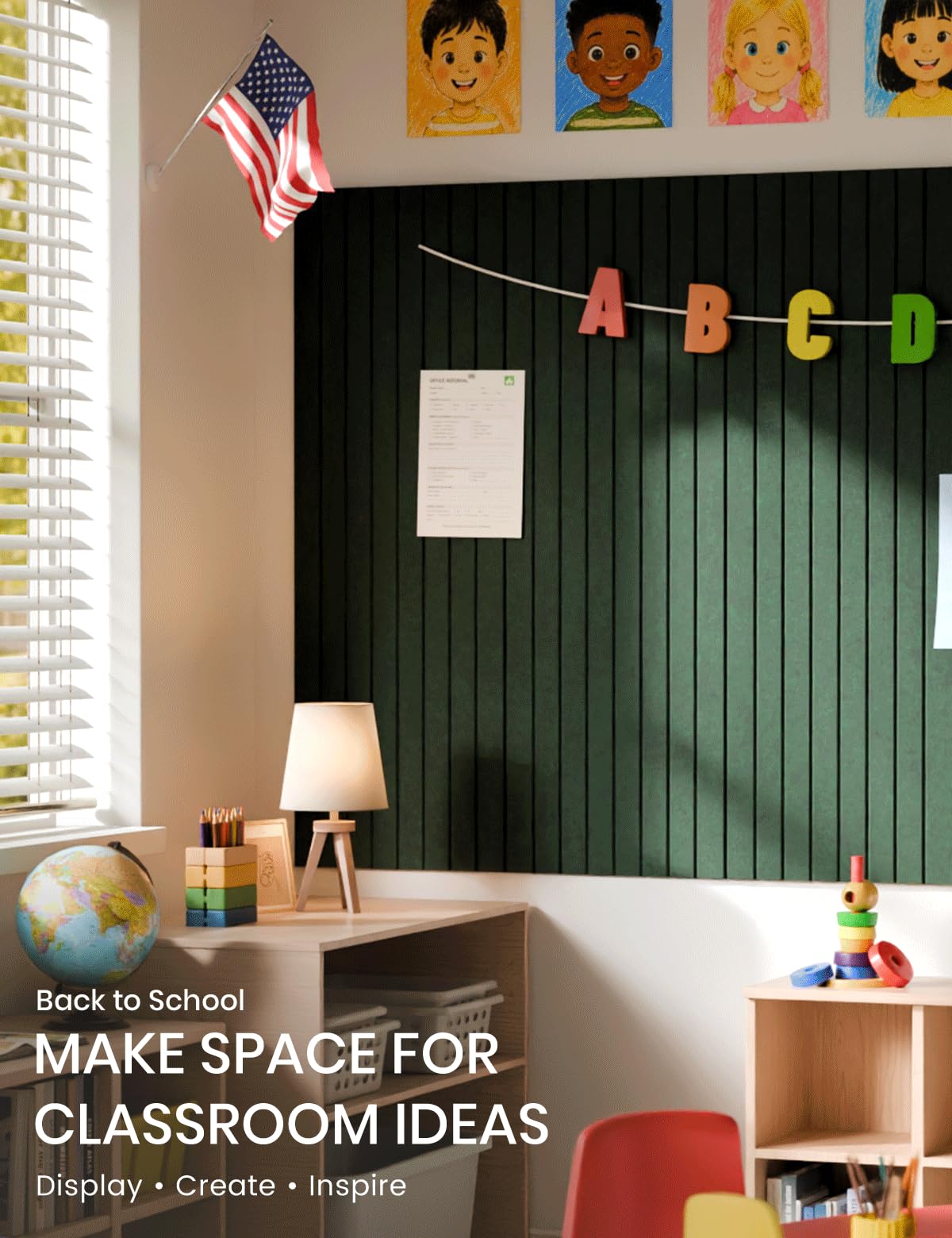 Fluxynara adhesive tabs included showing secure, damage-free wall mounting