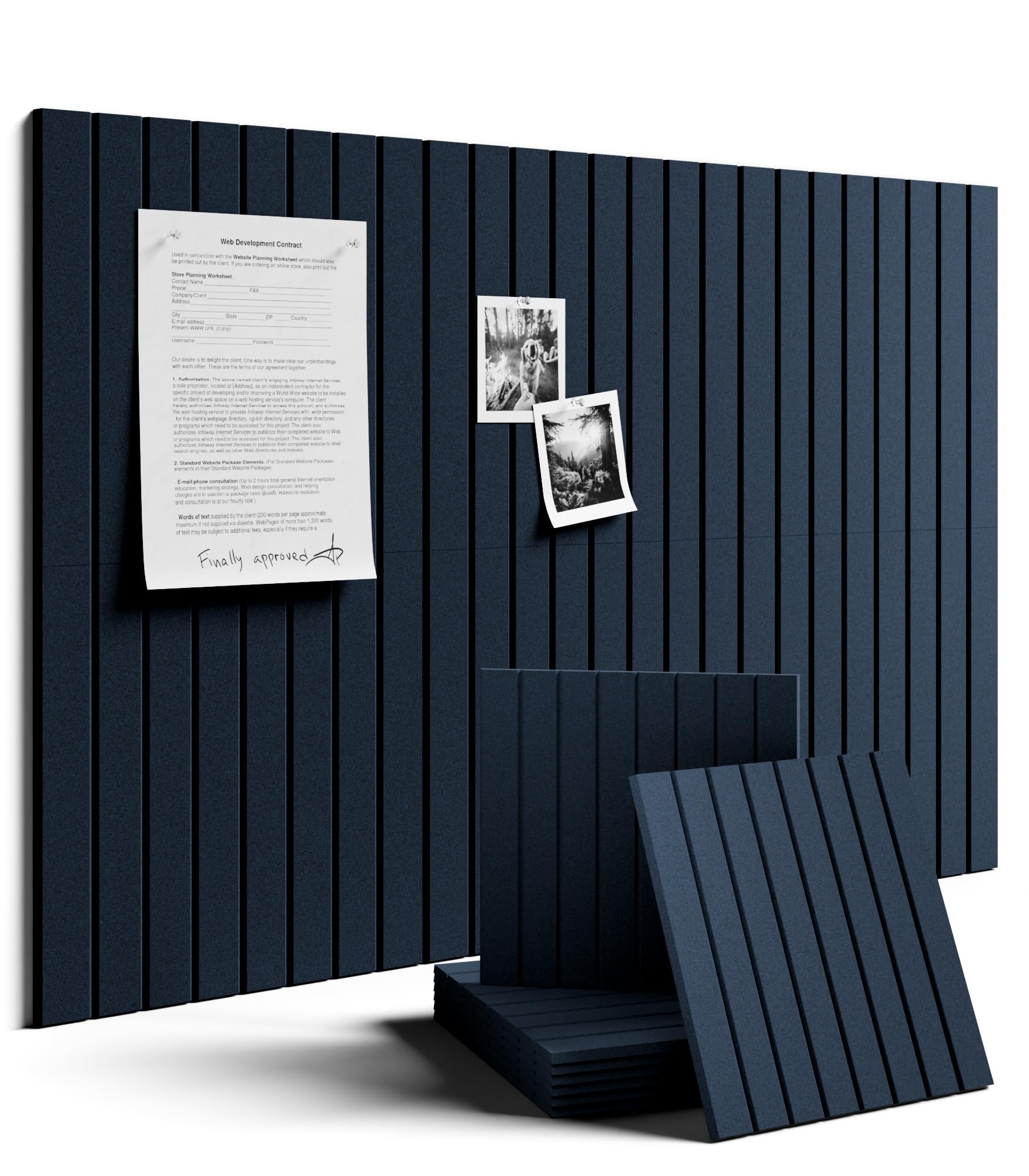 Fluxynara front view carbon blue modular board showing full 36x24 size and layout benefit