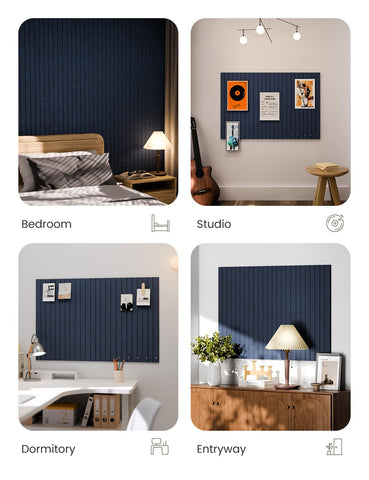 Fluxynara pinned notes and photos demonstrating secure display and easy rearrangement benefit