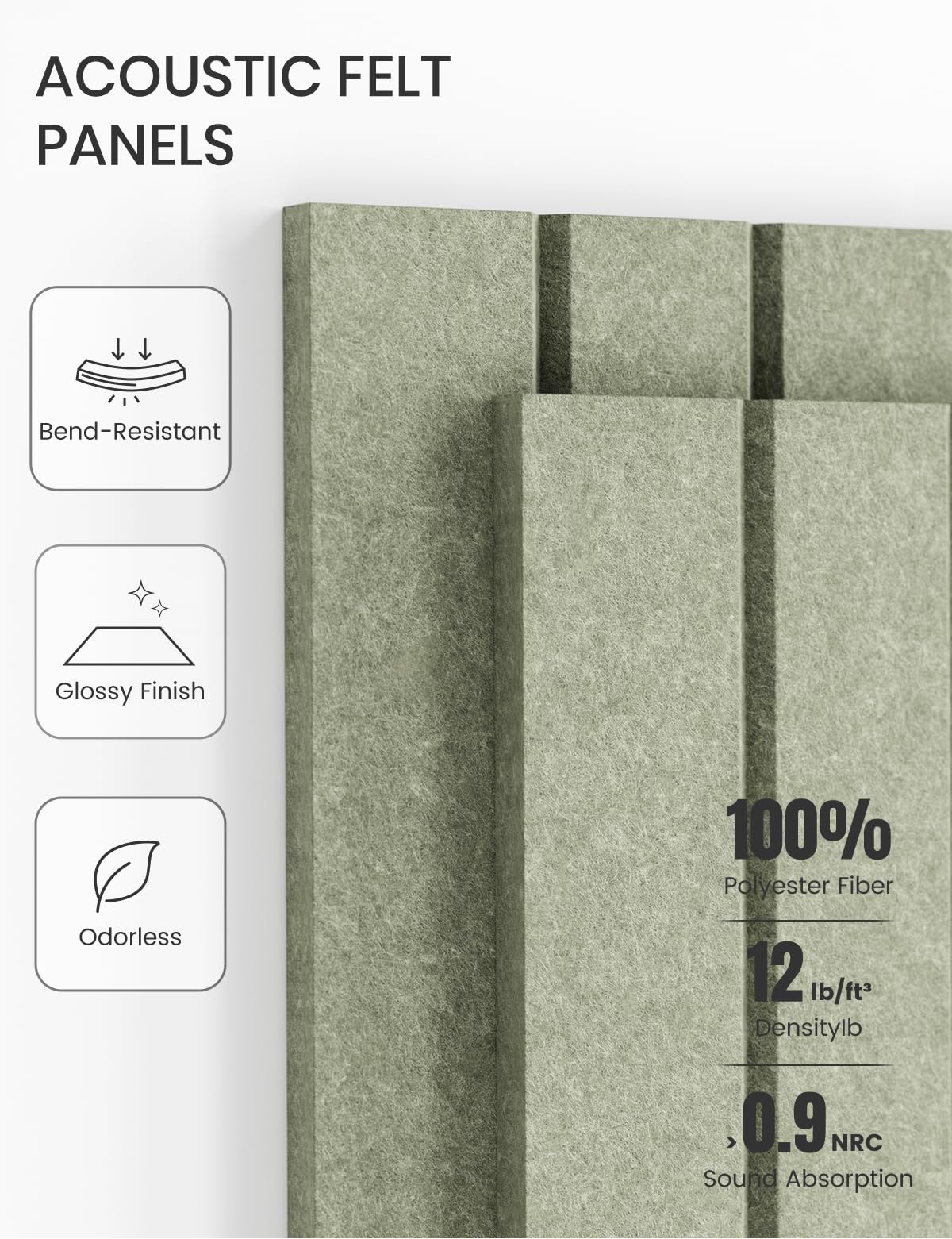 Fluxynara tile edge showing 9mm thickness for sag-resistant support