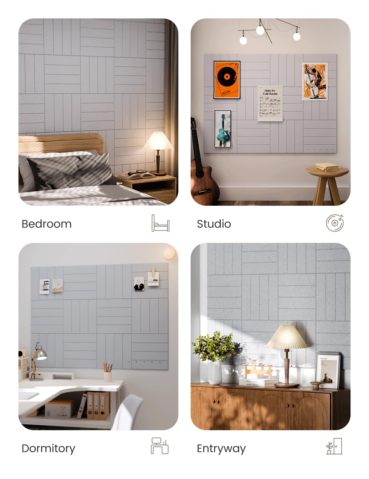 Fluxynara tiles configured into a custom shape showing layout flexibility