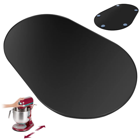 Flyisland front view of metal tray showing stable mixer base and neat look