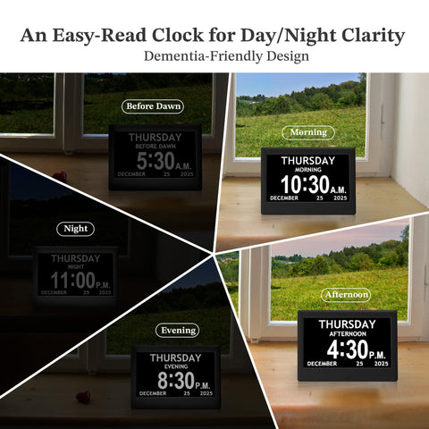 FLYRUIT on a bedside table providing calm visibility for nighttime use