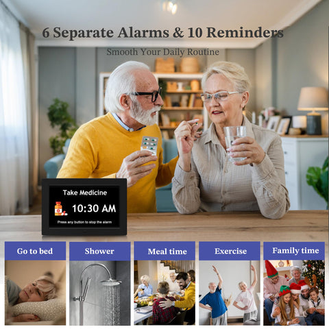 FLYRUIT wall-mounted in living room offering visible time for all occupants