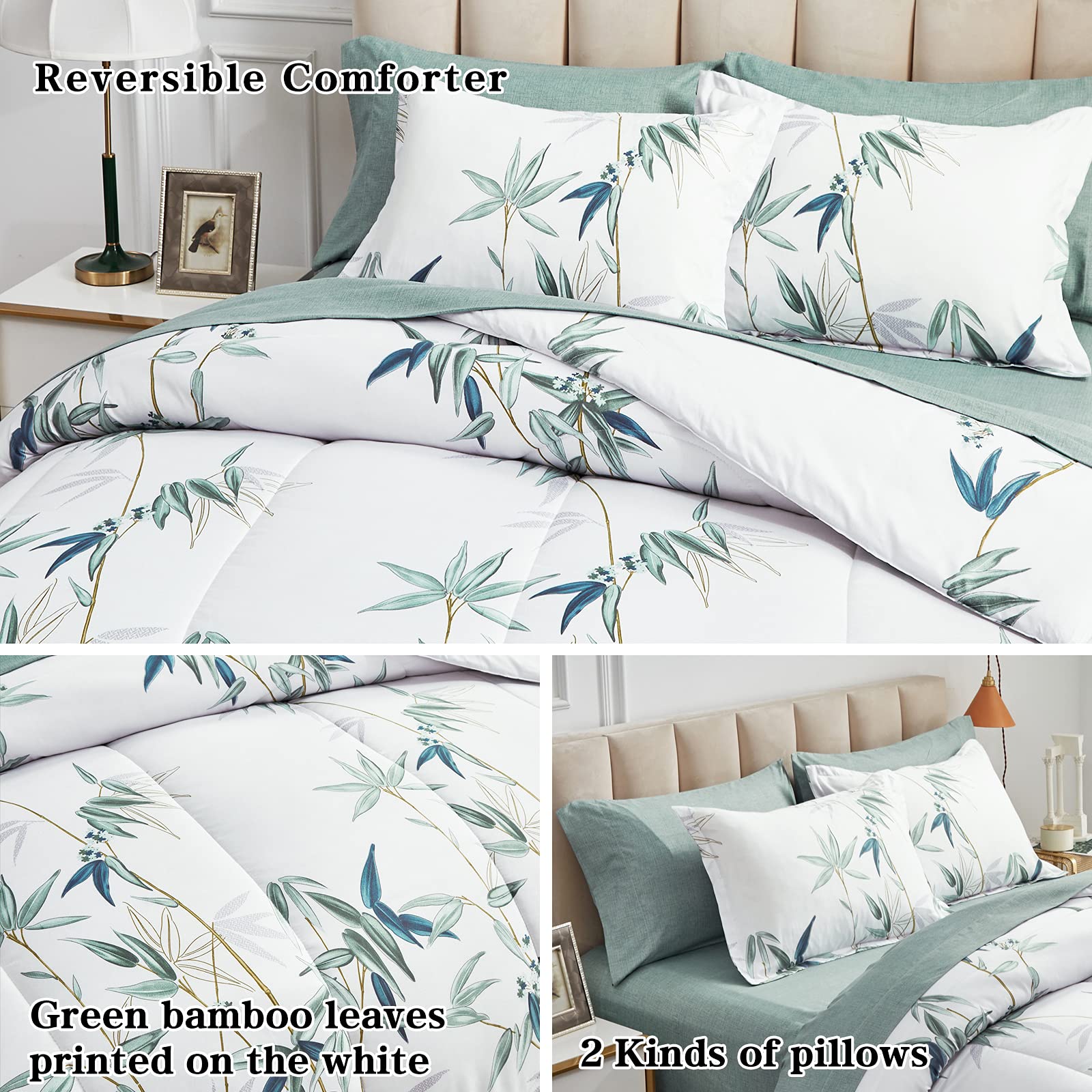 Flysheep comforter edge showing 300GSM microfiber fill for balanced loft and warmth