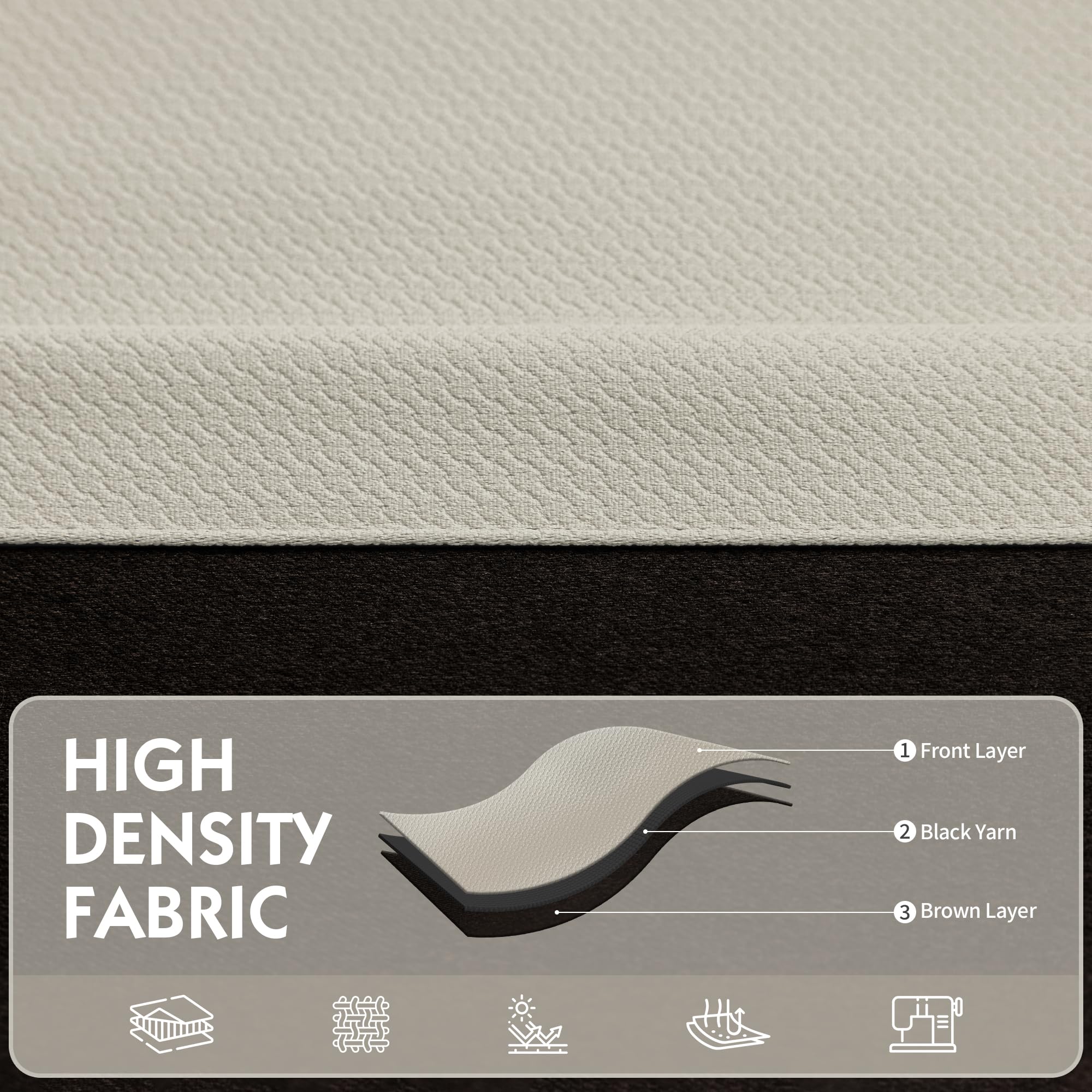 FMFUNCTEX hem and stitching detail demonstrating reinforced durability and neat finish