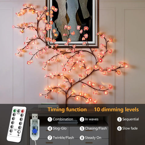FNHMSL flexible wire branches bent to shape showing easy DIY styling benefit