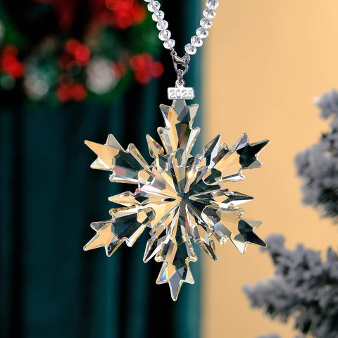 FNNVSS ornament beside a common object to show size and hanging scale
