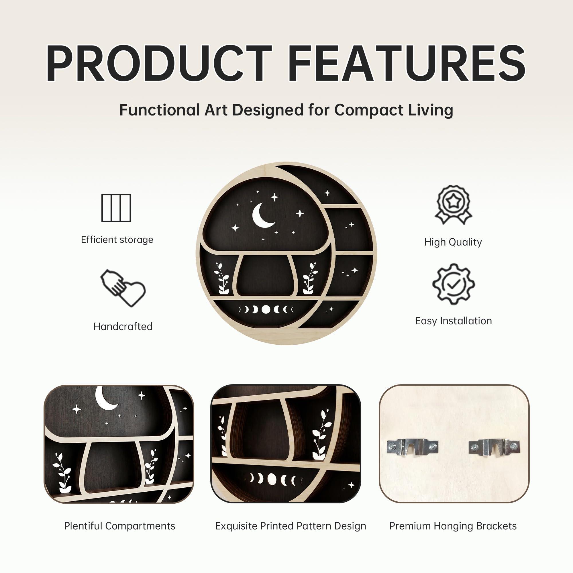 FNYDOX shelf styled on vanity with jewelry and trinkets creating curated decor