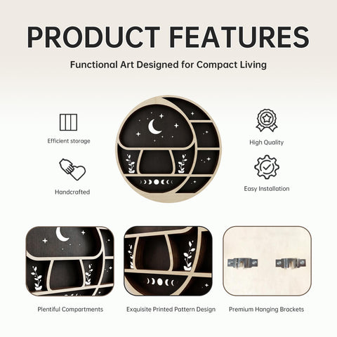 FNYDOX shelf styled on vanity with jewelry and trinkets creating curated decor