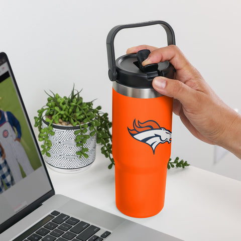 FOCO Denver Broncos retail packaging view indicating official licensed product