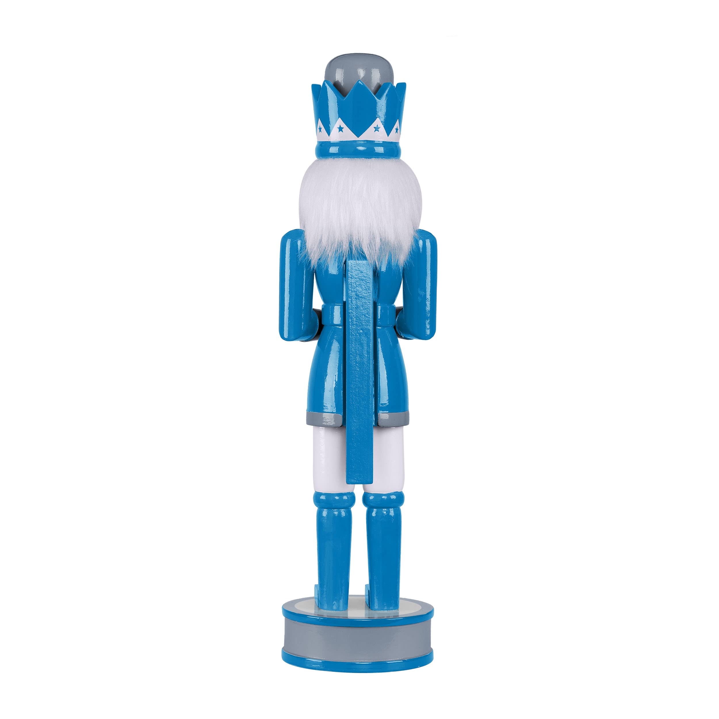 FOCO Detroit Lions next to ruler showing 14-inch height for size