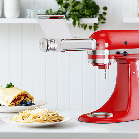 FOCOllK in kitchen lifestyle showing fresh pasta output and family-friendly cleanup
