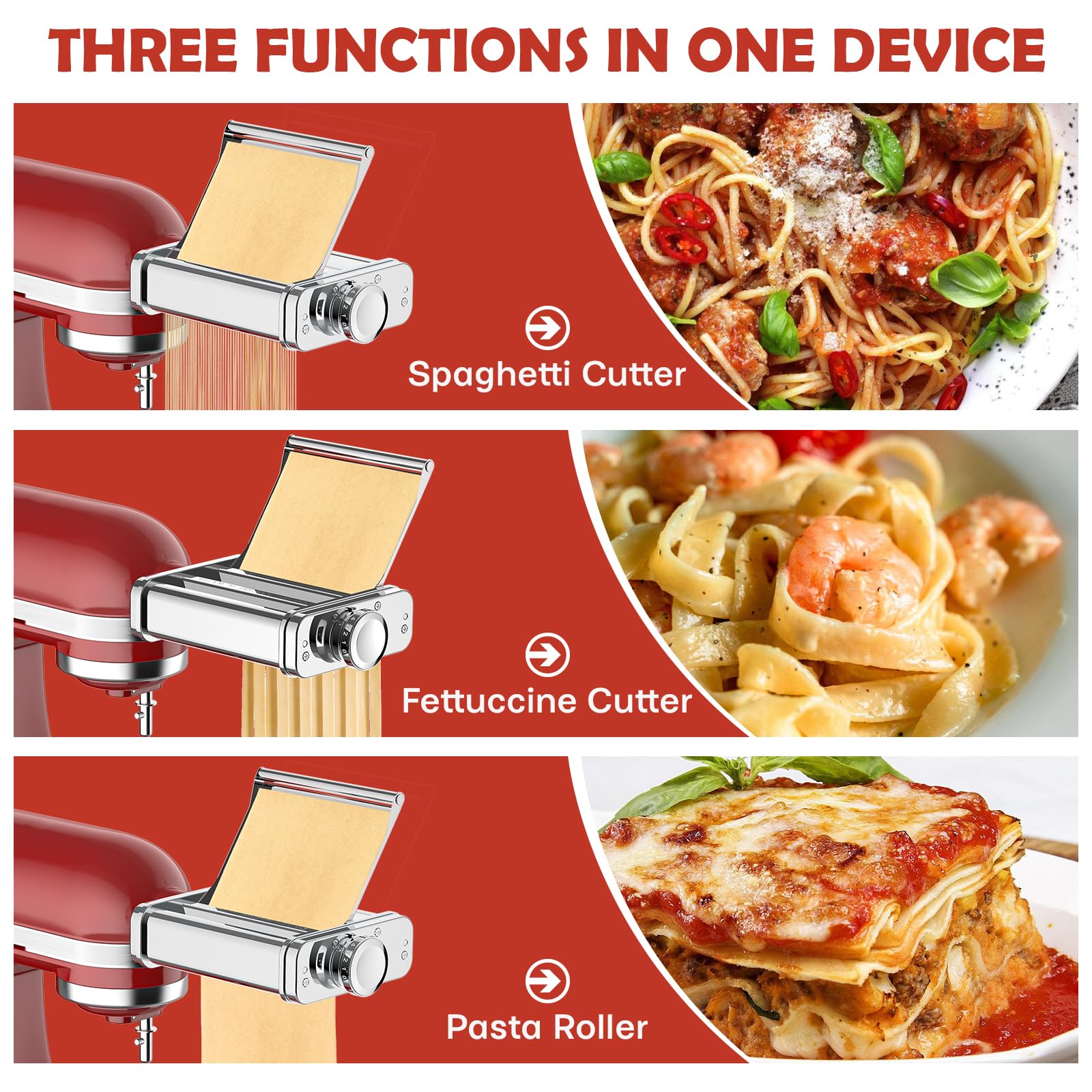 FOCOllK mounted on KitchenAid mixer demonstrating secure fit and hands-free use