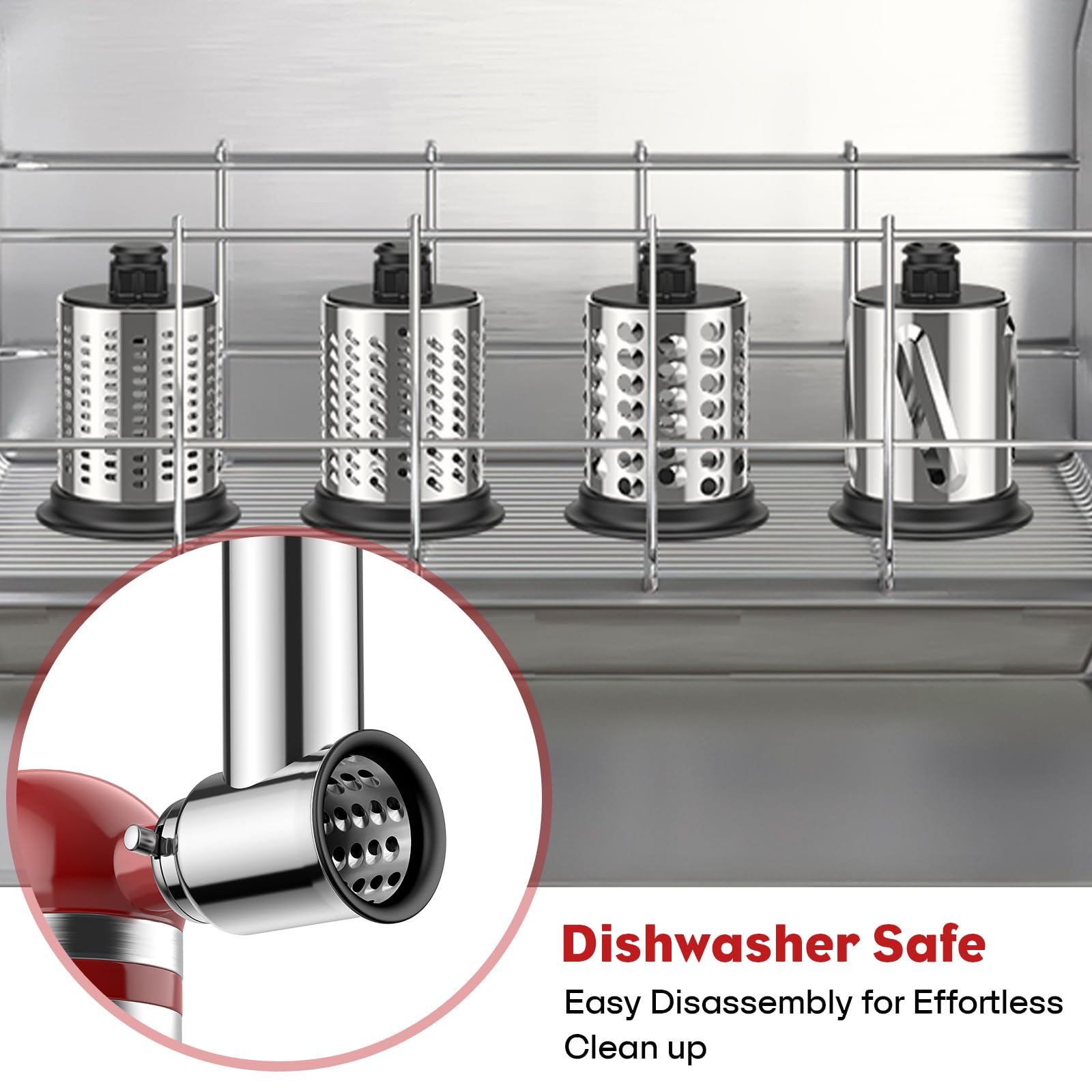 FOCOLLK removable parts ready for dishwasher for easy, safe cleaning