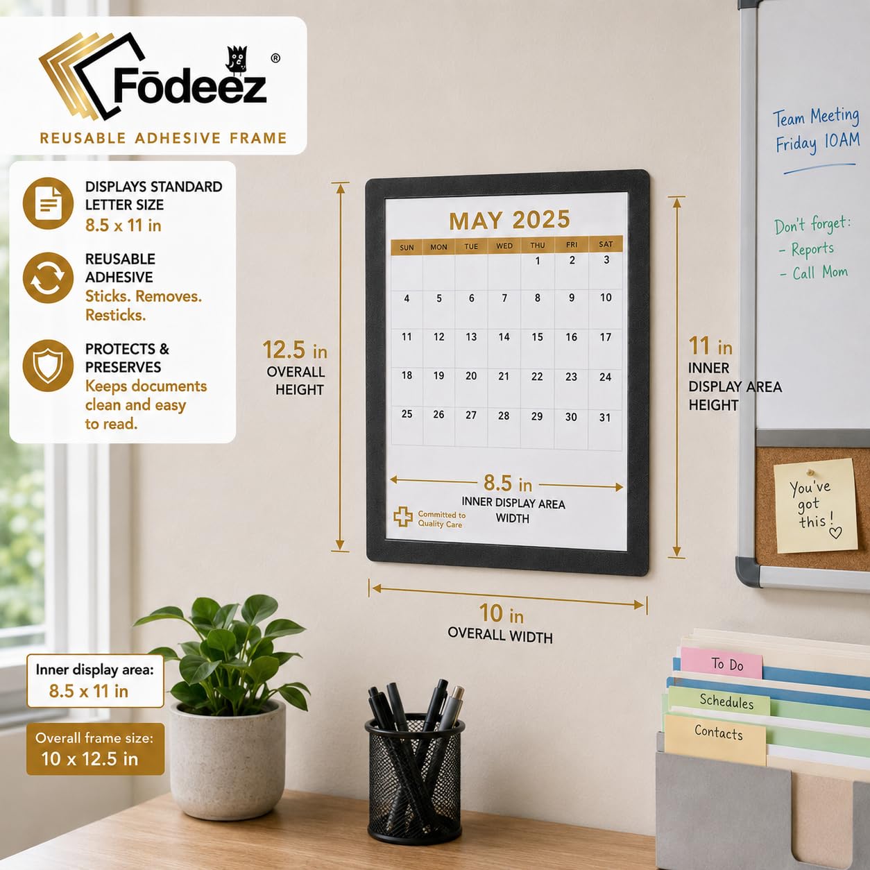 Fodeez close-up of adhesive border texture demonstrating strong hold benefit