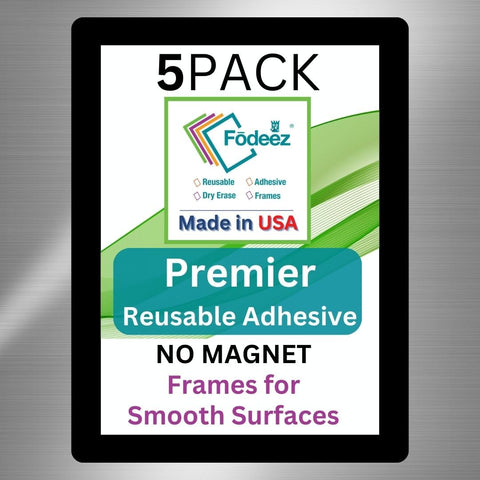 Fodeez front view showing black border and clear display, protection and visibility