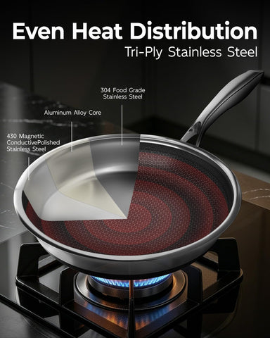 FogDream close-up of honeycomb hybrid surface illustrating nonstick release