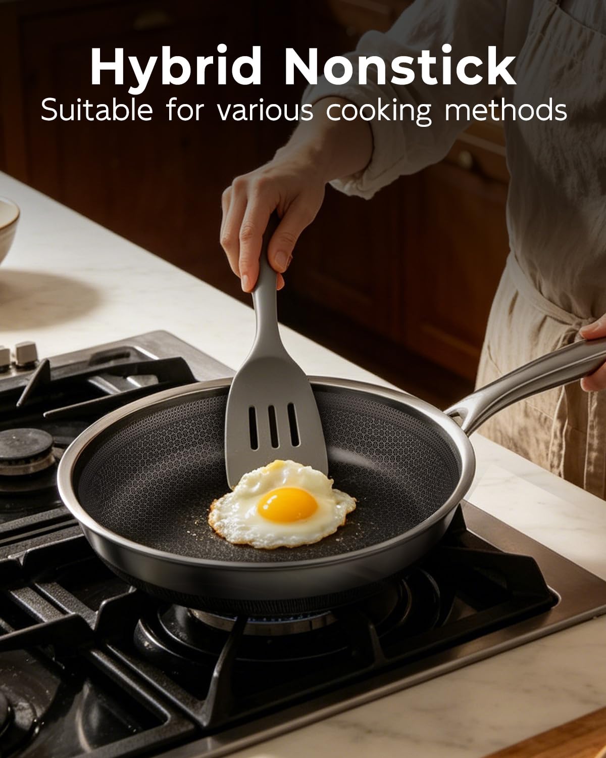 FogDream lid detail and stainless handle for secure grip and heat resistance