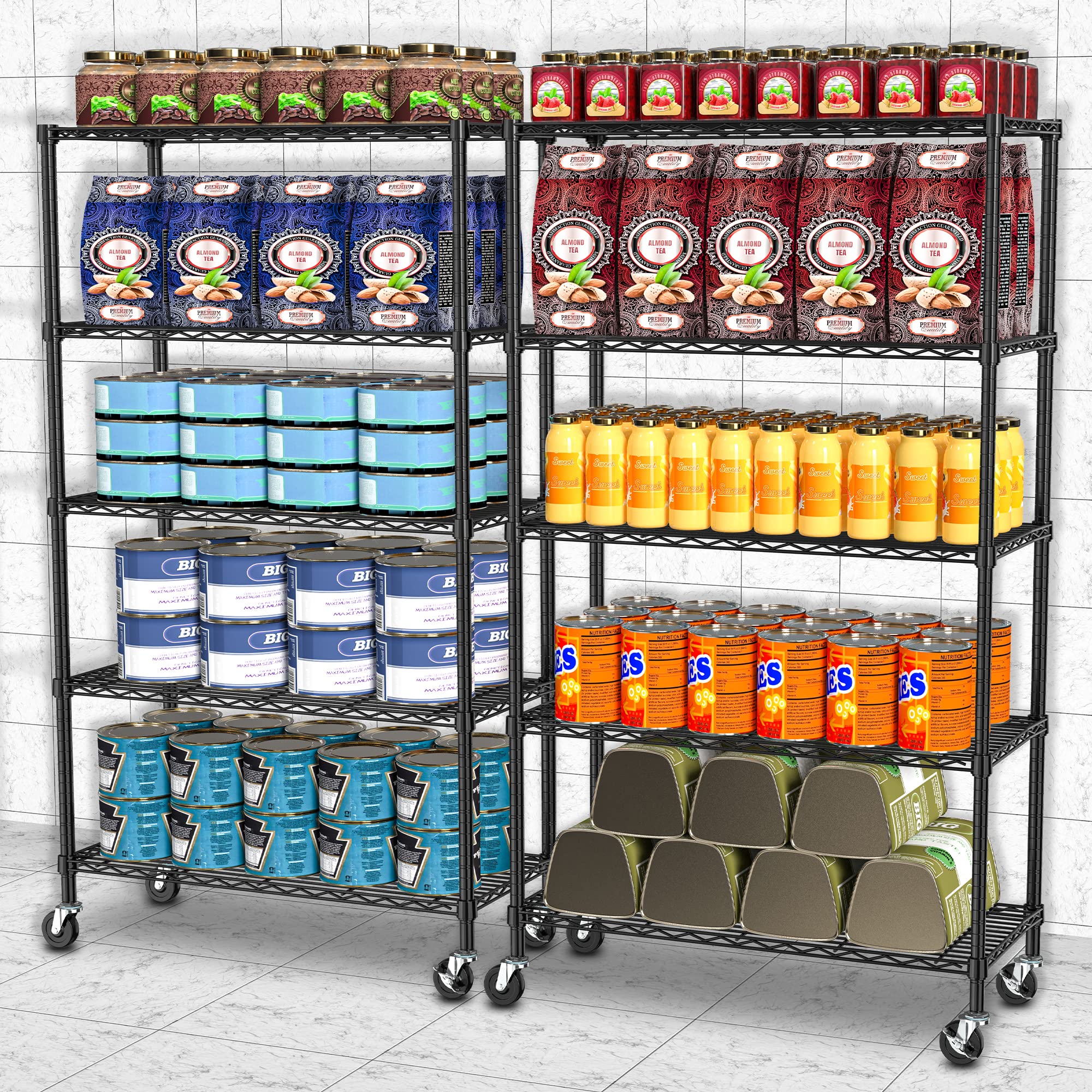 Folews used in garage with bins showing heavy-duty organization benefit