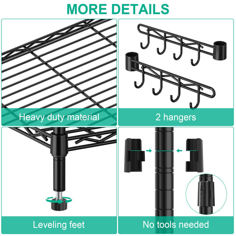 Folews shelving next to common items to show size and scale benefit