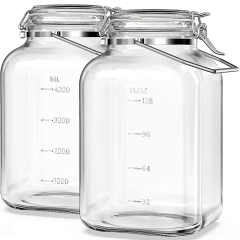 Folinstall jar front view showing airtight lid and sturdy glass for secure storage