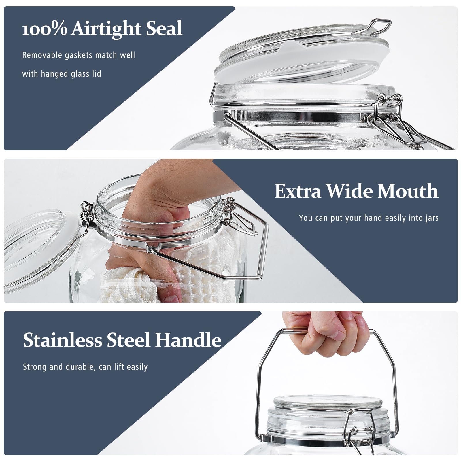 Folinstall jar on pantry shelf showing tidy storage and easy access benefit