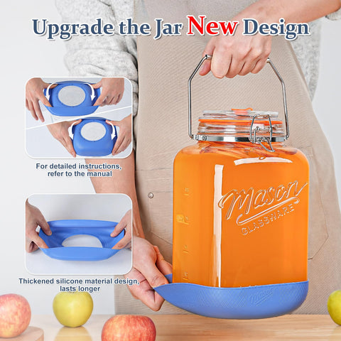 Folinstall jar filled with ferment on counter illustrating ready-to-use benefit
