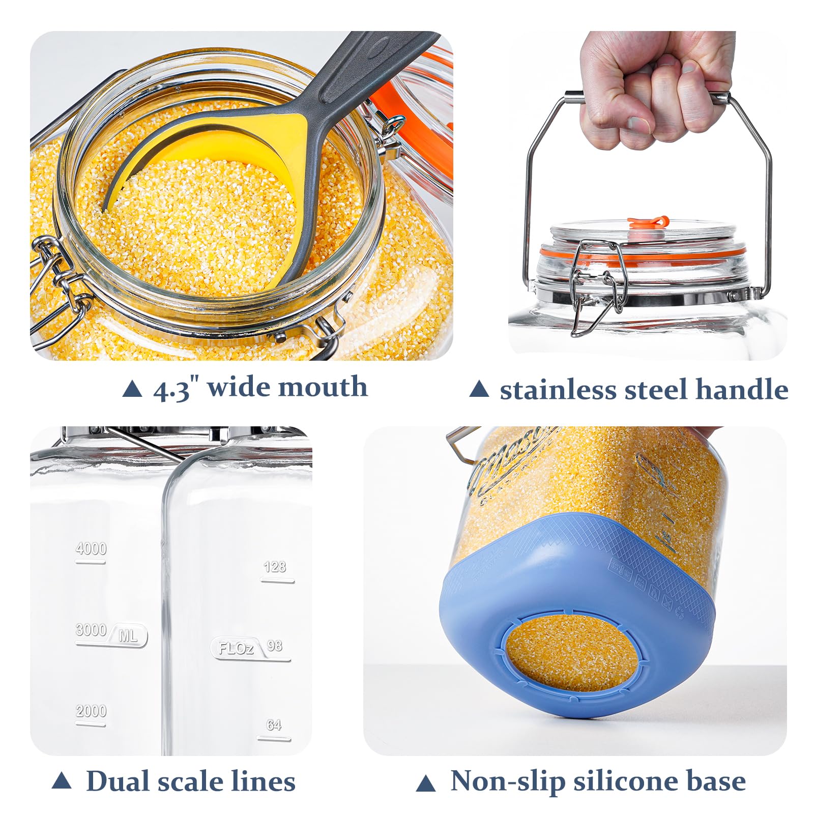 Folinstall silicone base and bottom protecting countertops and improving stability