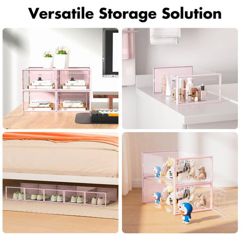 Foluck folded shoe box flat for compact storage and easy stowing
