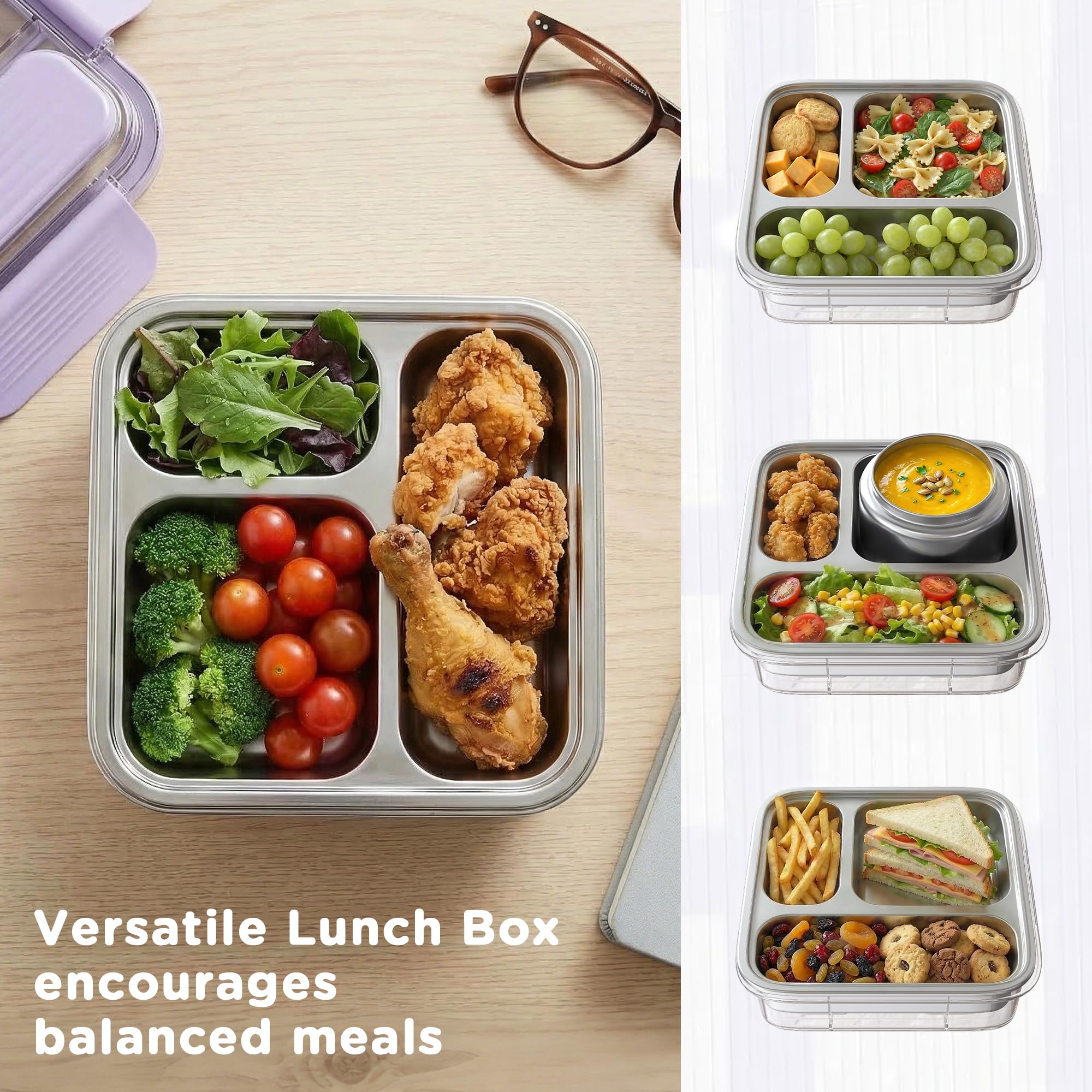 Fomazi open cutlery bay with fork stored neatly for ready-to-eat convenience