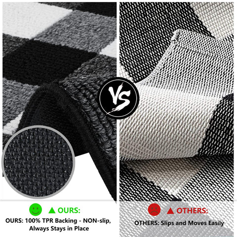 FONEYI rubber backing detail improving stability and slip resistance