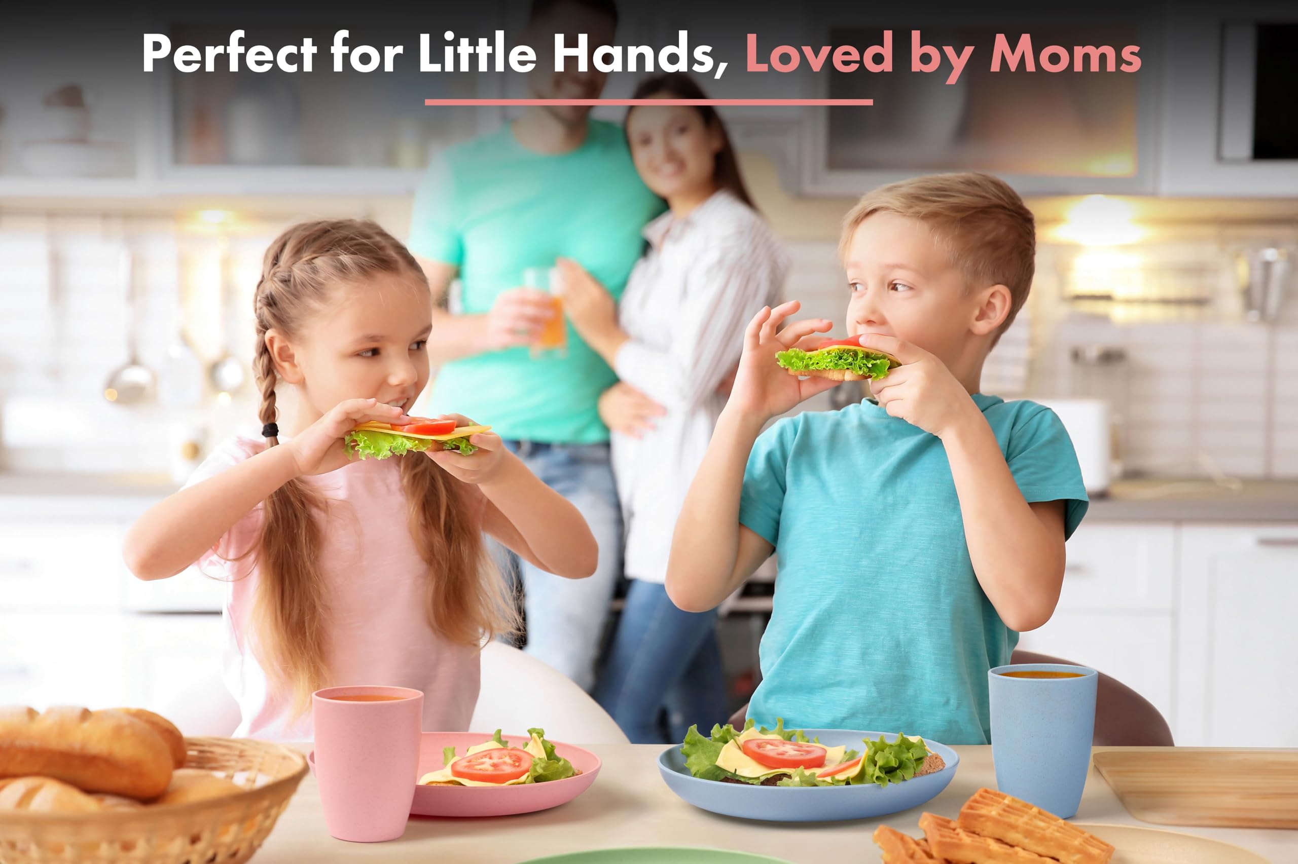 FOODLE dinnerware on picnic blanket showing portability for outdoor meals