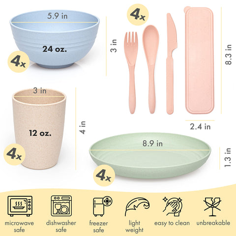 FOODLE plate top view illustrating shallow rim for easy scooping and serving