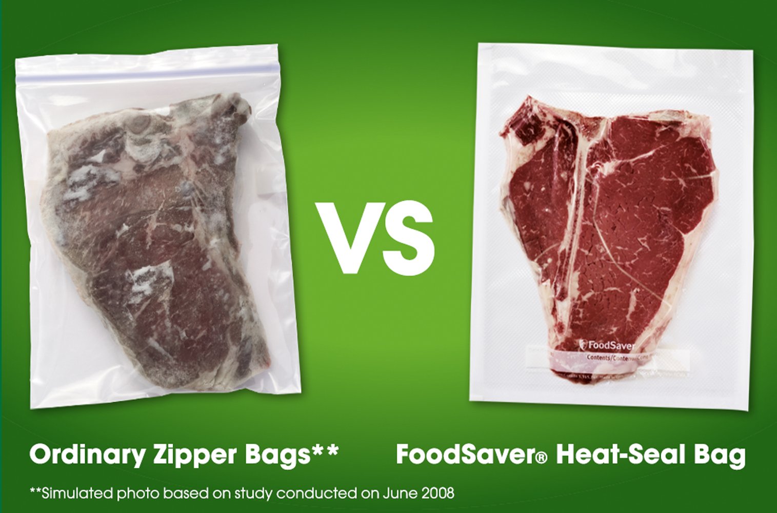 FoodSaver roll being fed into a vacuum sealer demonstrating easy custom bag making