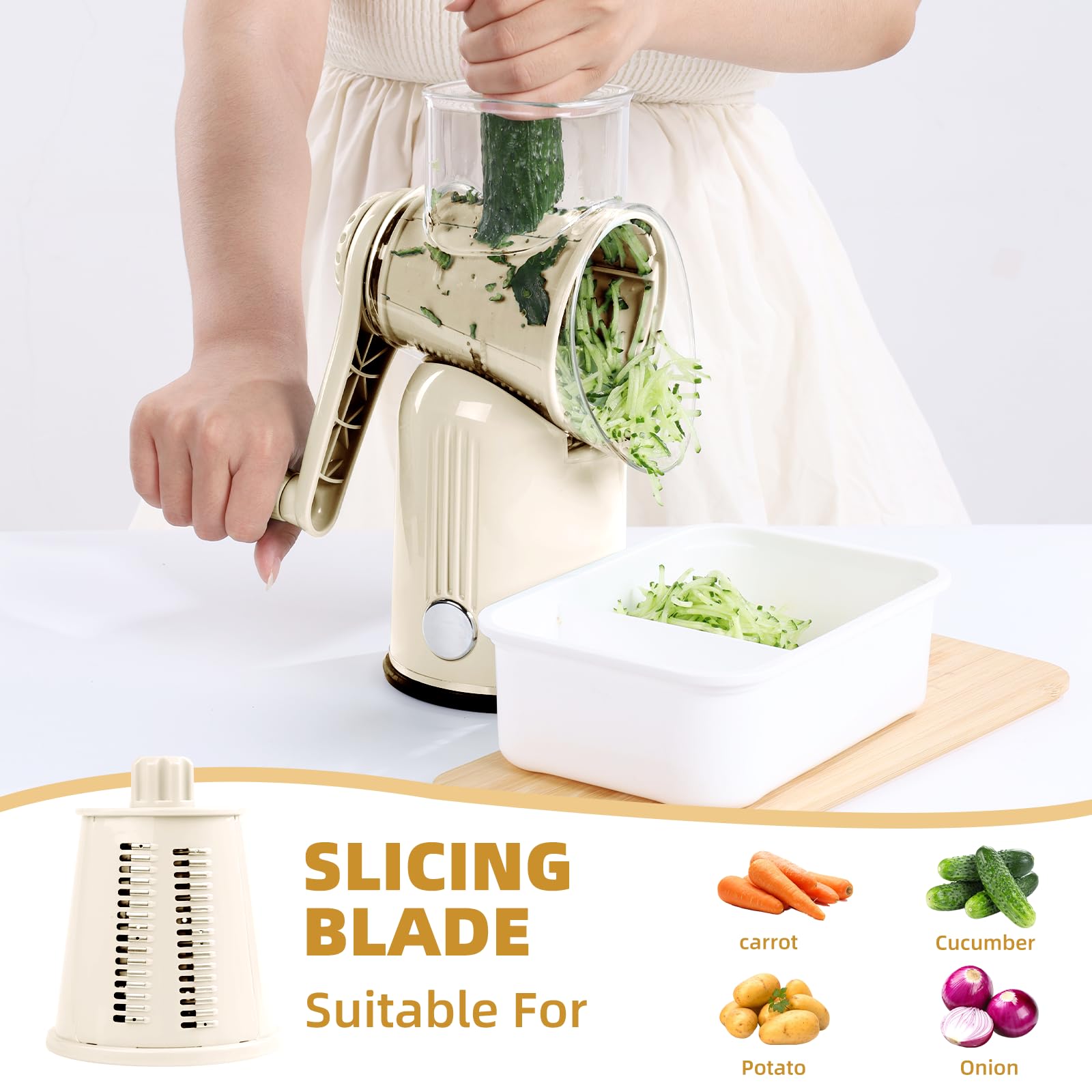 Fooyoubei grating cheese over bowl for quick meal prep efficiency