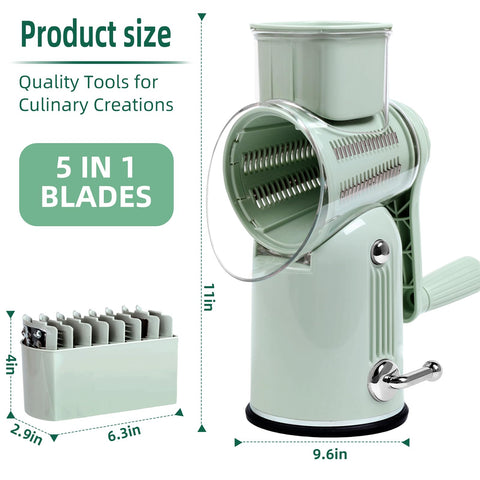 Fooyoubei handle detail highlighting ergonomic crank and easy turn