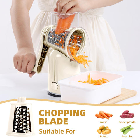 Fooyoubei size scale next to knife showing compact countertop footprint