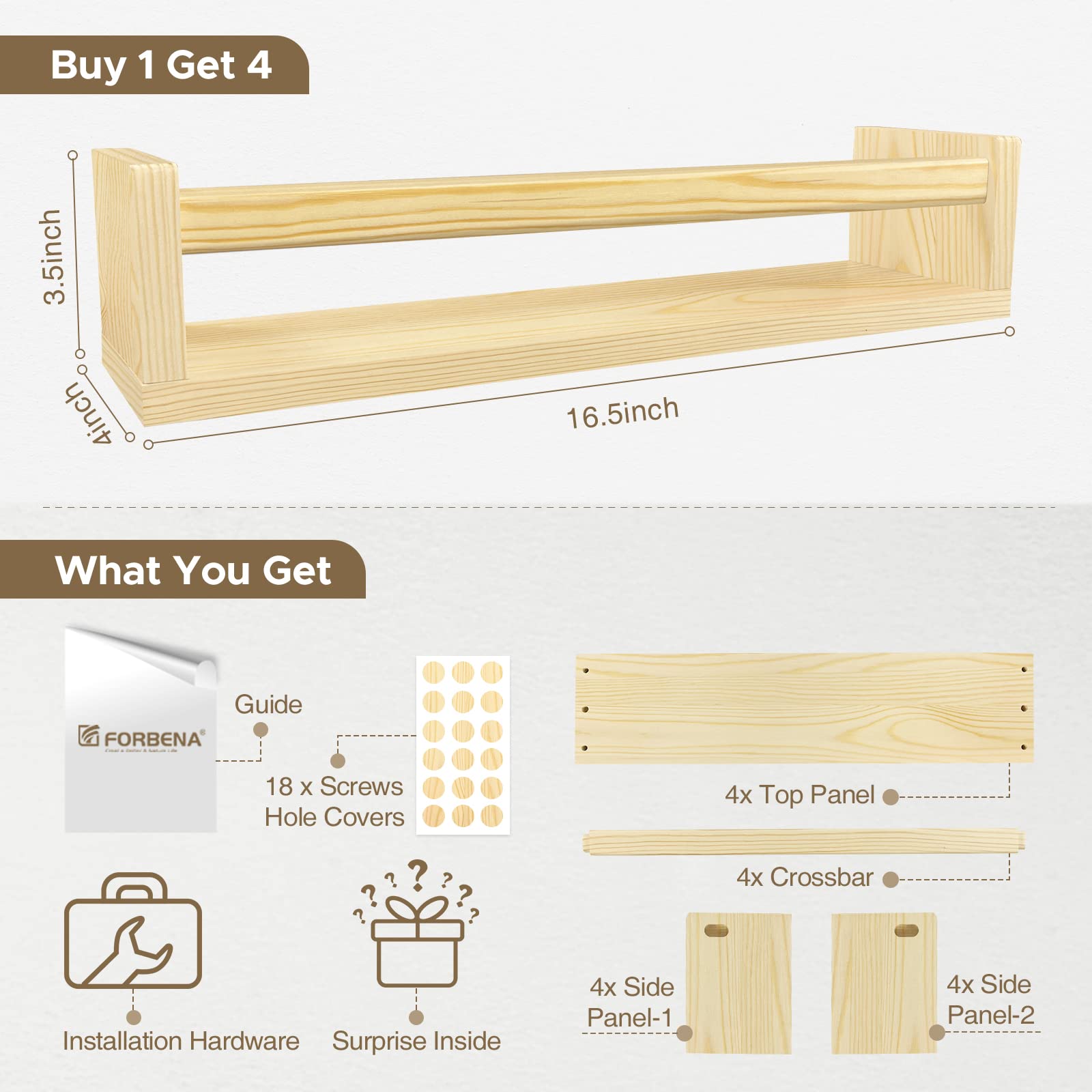 Forbena lifestyle bathroom shelf holding bath toys to free floor space and add storage