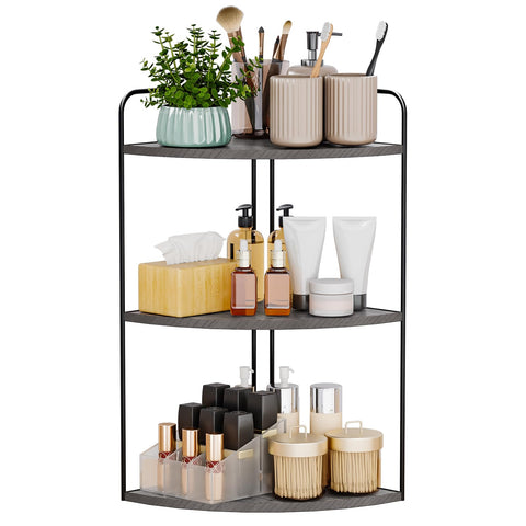 Forest Angle front view on vanity showing compact organized toiletries and clean styling benefit