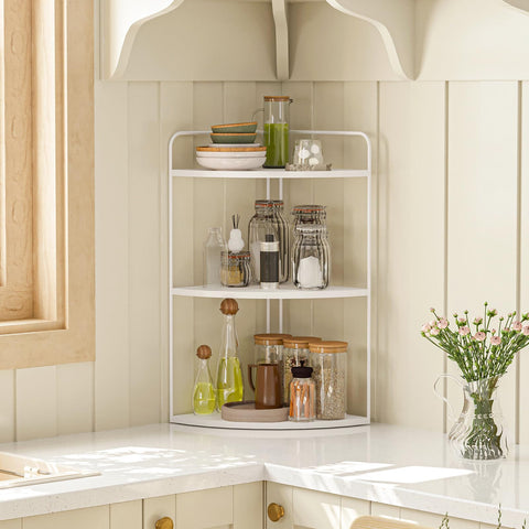 Forest Angle styled on bathroom counter displaying accessible toiletries