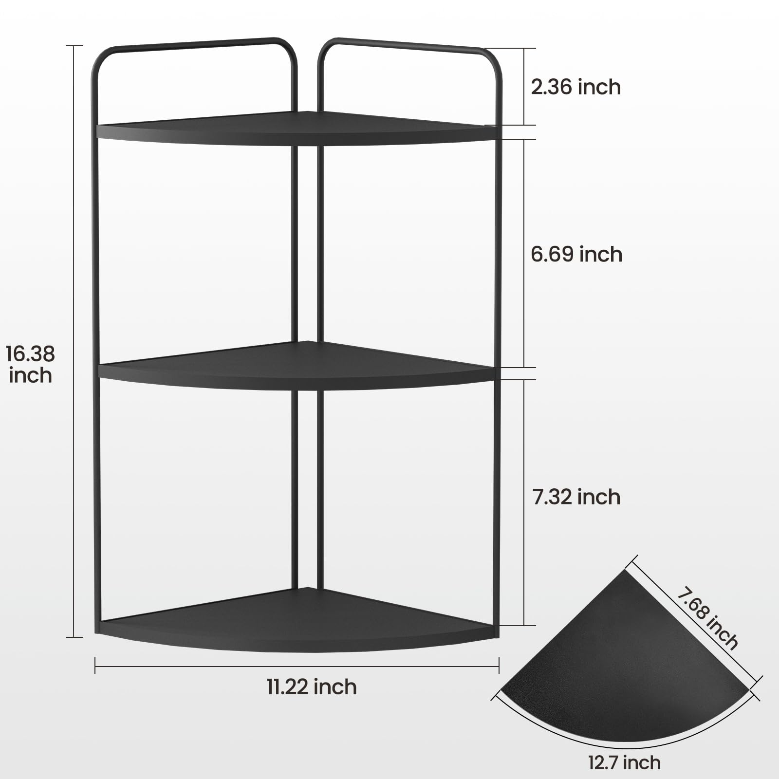 Forest Angle size comparison with common toiletries to show compact footprint