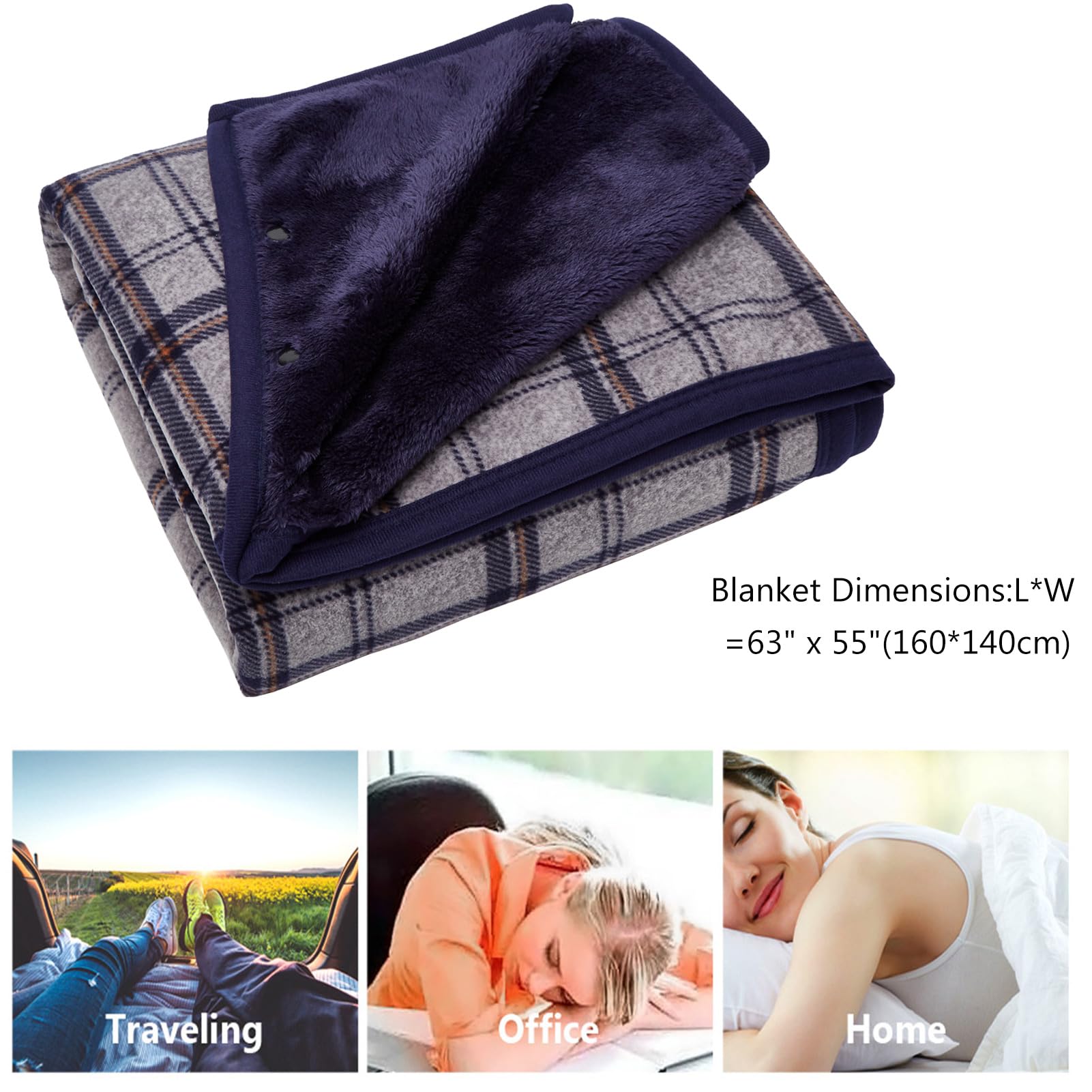forestfish wearable blanket draped on sofa adding warm decor and comfort
