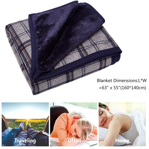 forestfish wearable blanket draped on sofa adding warm decor and comfort